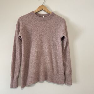 Babaton Pink Crew Neck Sweater